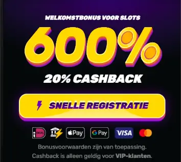 Wino Casino mobiele welkomstbanner